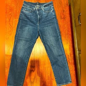 Express Jean- Slim Ankle Super High Rise